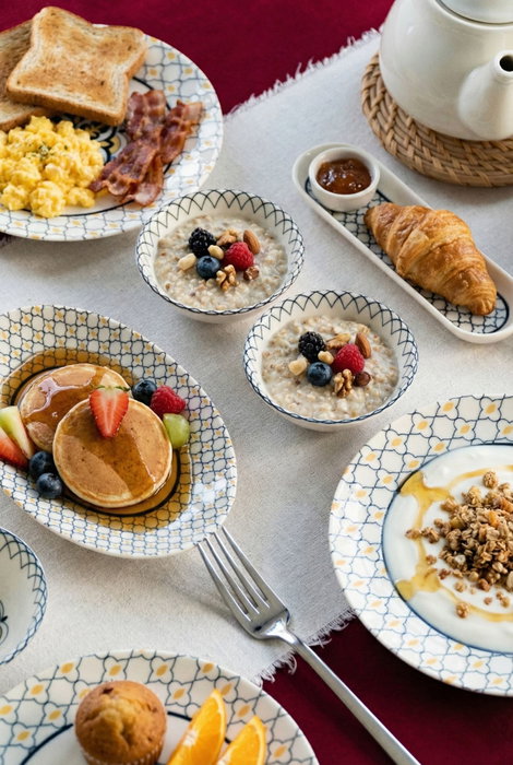 Hermia Set de Desayuno Bergama 16 Multicolor